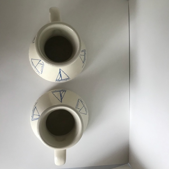 No spill no slip nautical sailboat coffee mugs - Picture 2 of 5